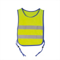 High visibility yellow security safety running vest